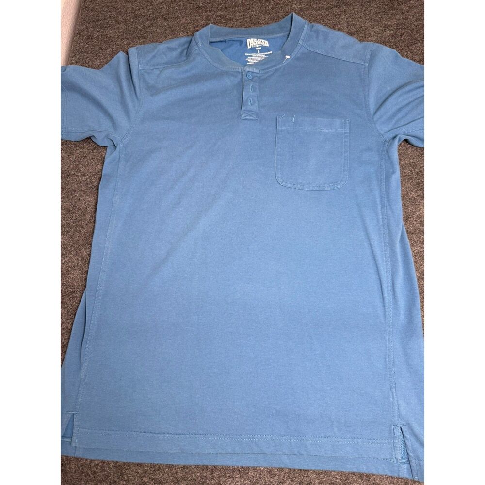Duluth Trading Shirt Mens Large Blue Tee Outdoor Cotton Adult T-shirt
